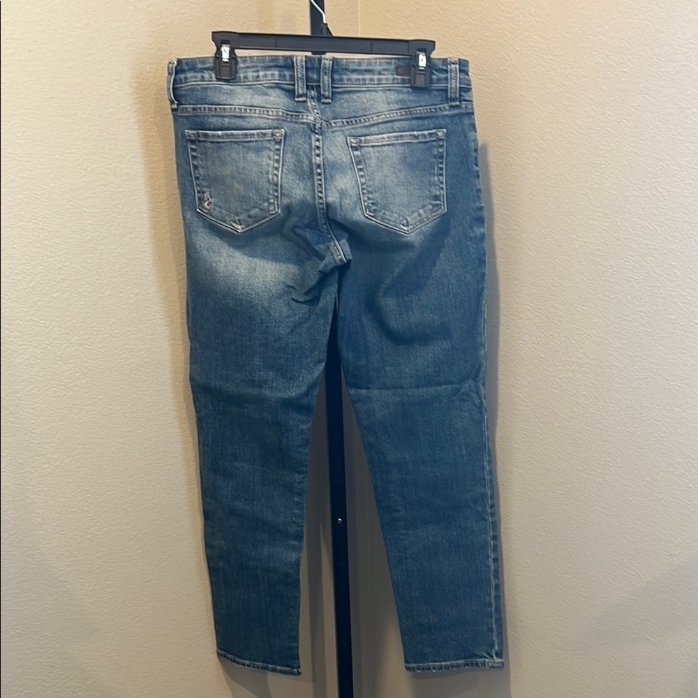 Kut from the Kloth Blue Ankle Cropped Jeans - Picture 3 of 4